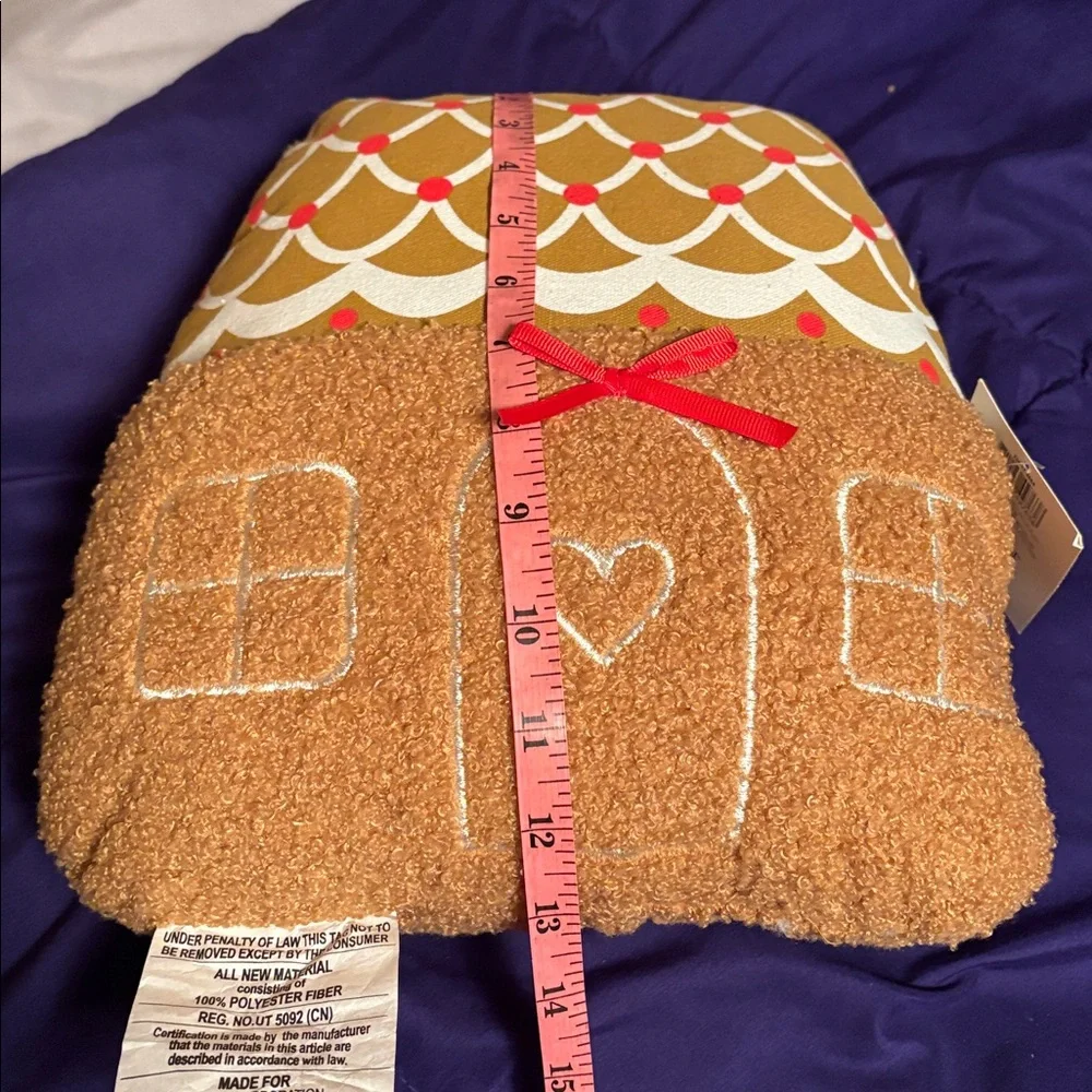 Cozy Gingerbread House Pillow by Target